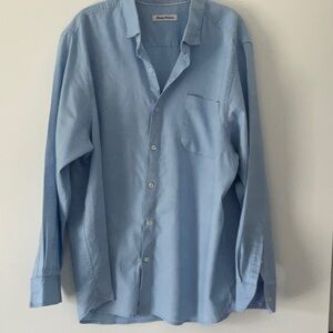 Tommy Bahama Men's Blue Button-Up Shirt